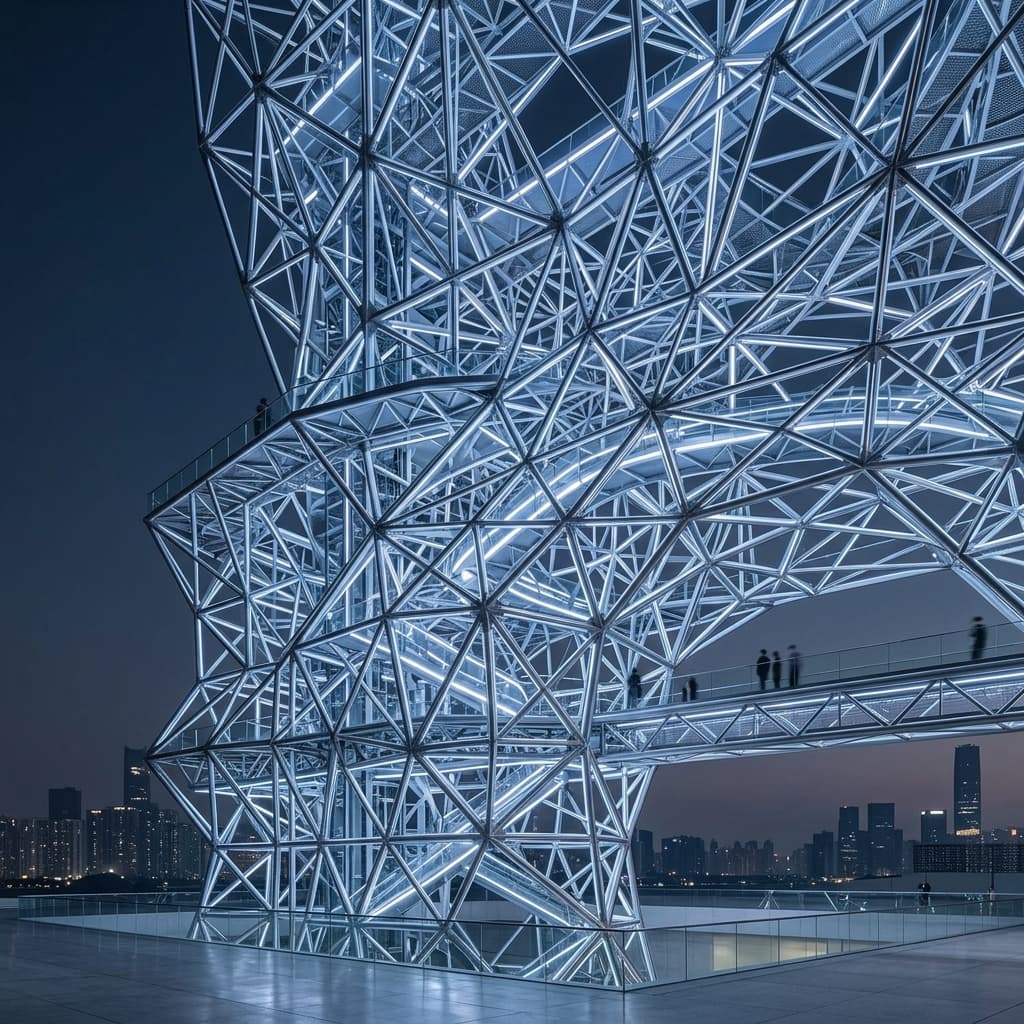 Geometric architectural structure